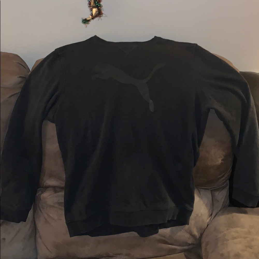 Dark grey pull over sweater